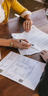 Financial advisor meeting a client in Mullingar, Co. Westmeath