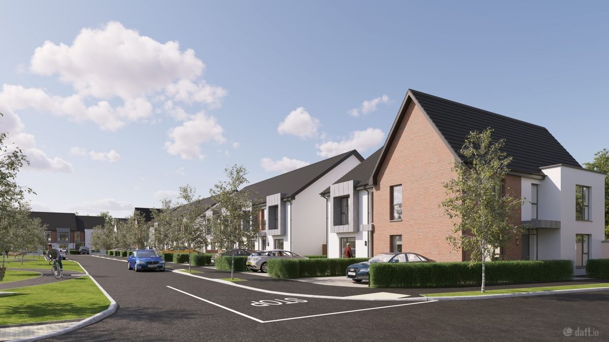 Modern houses in Mullingar developments like Ballinderry Gardens and Ardmore Hills.